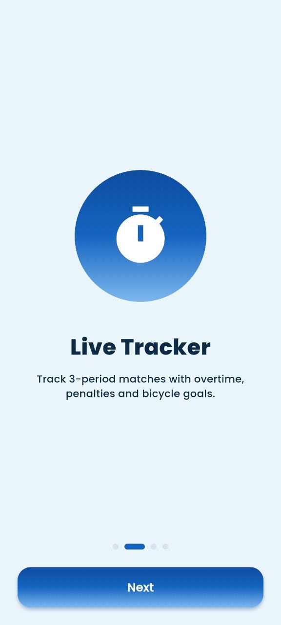 Onboarding training screen